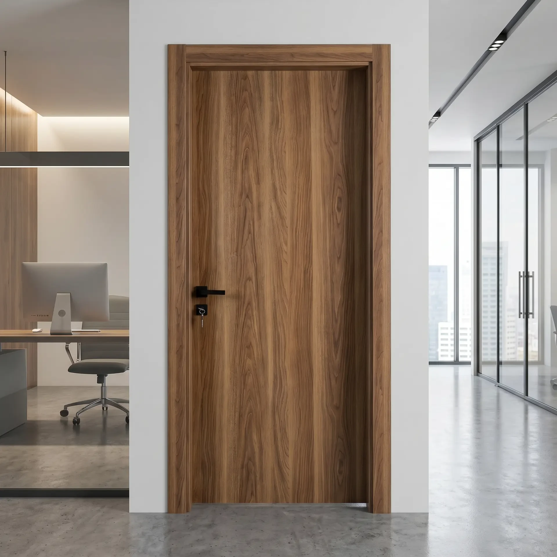 باب WPC - (Golden Honey Oak) code 205