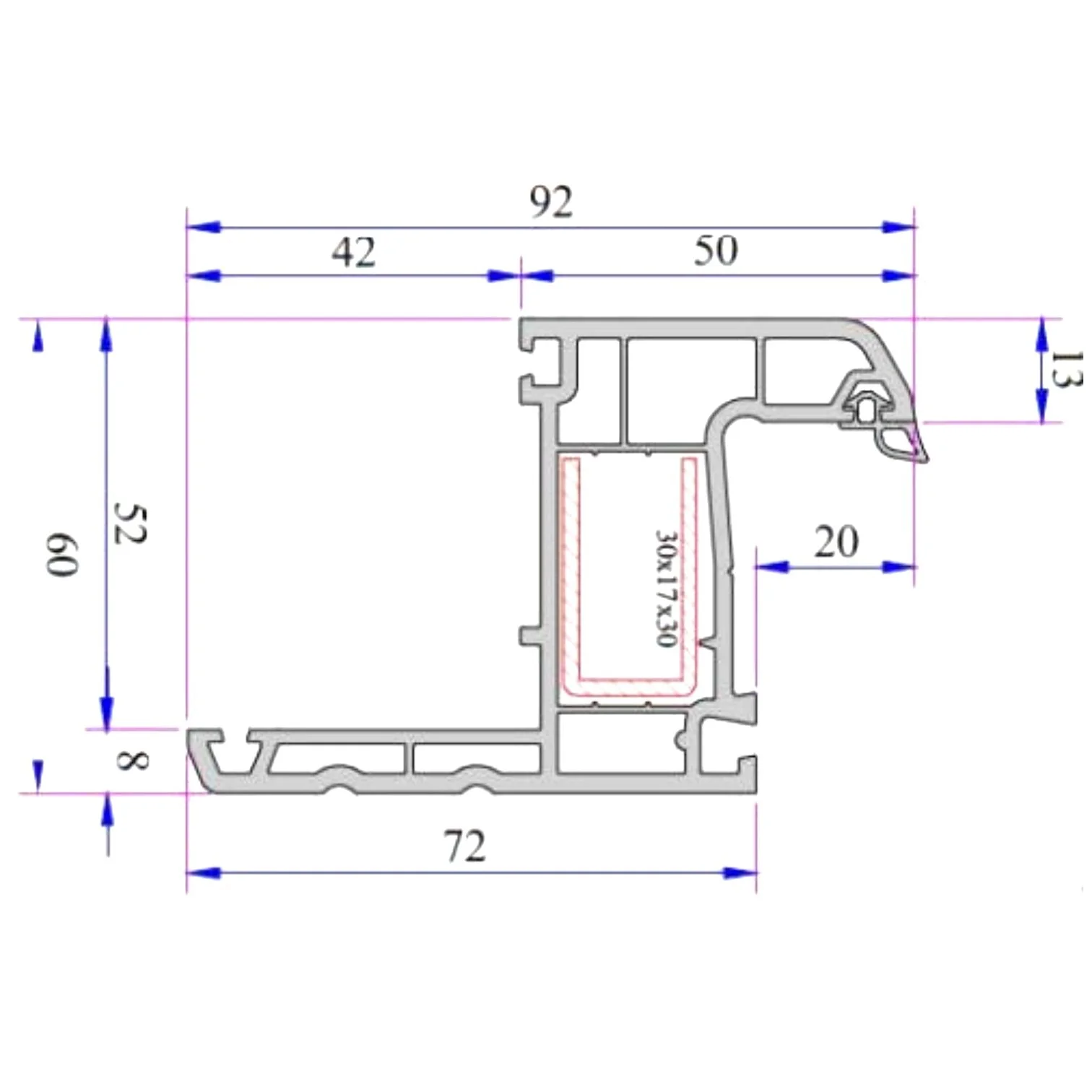 حلق مفصلي ببار 5 سم وينتك UPVC