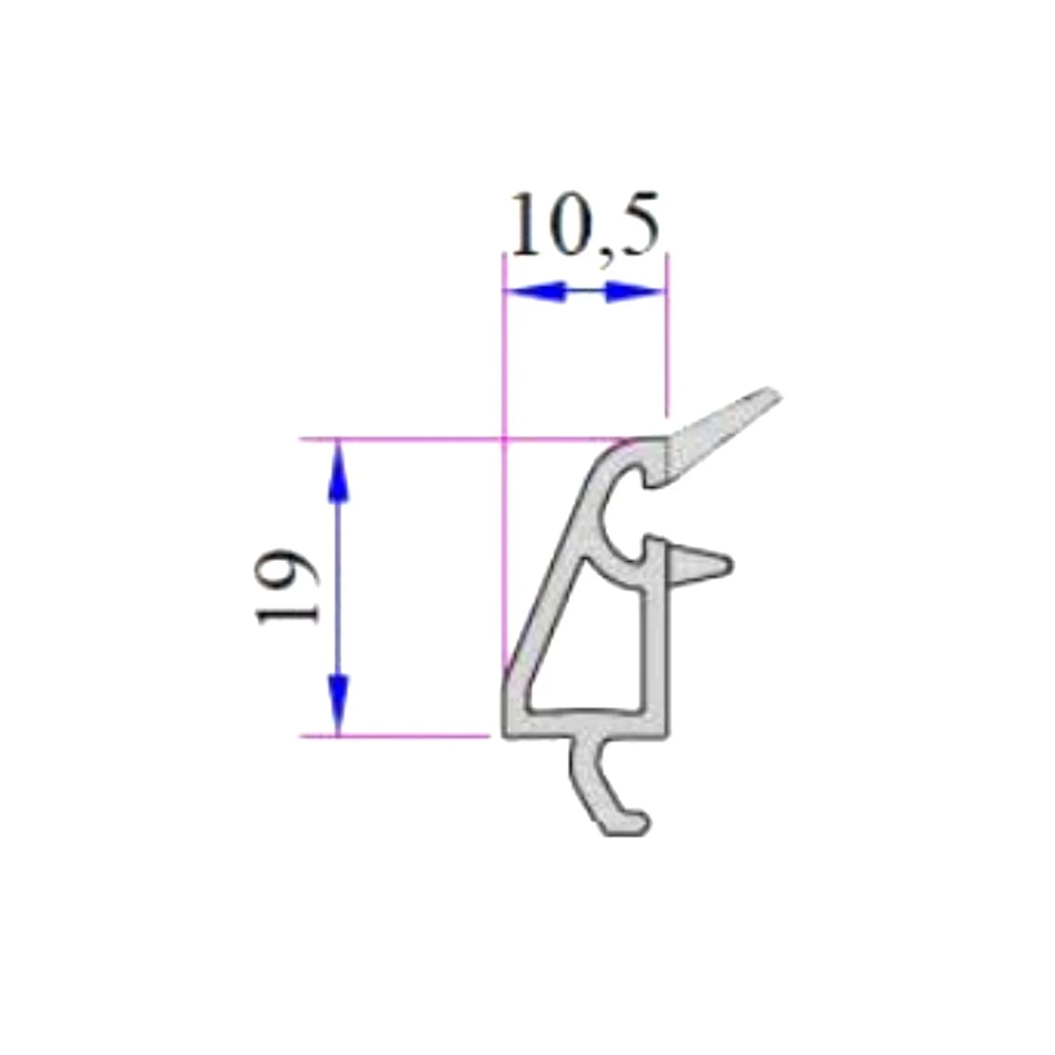 باكتة دبل جرار وينتك UPVC
