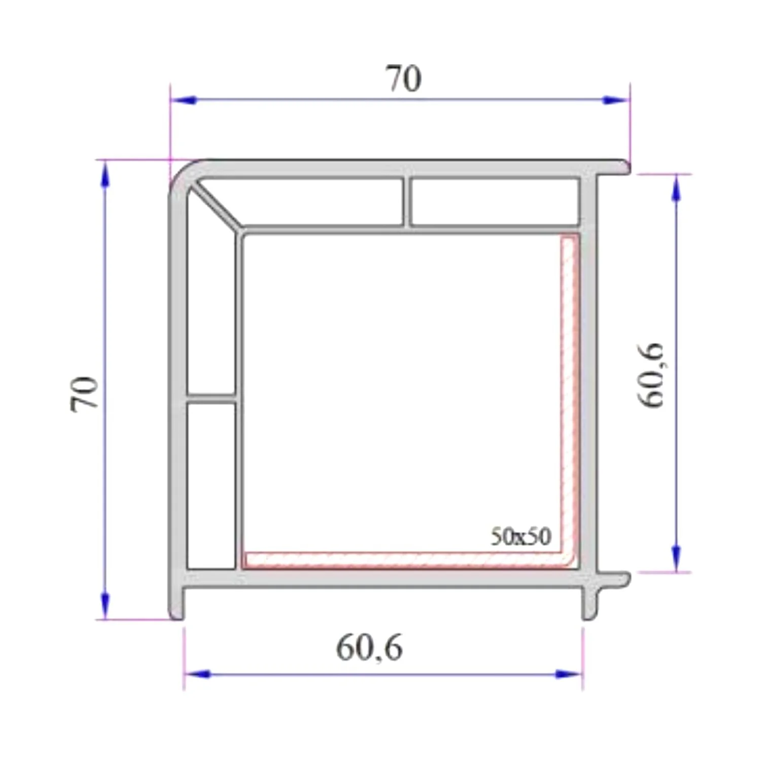 علبة زاوية 90 درجة وينتك UPVC