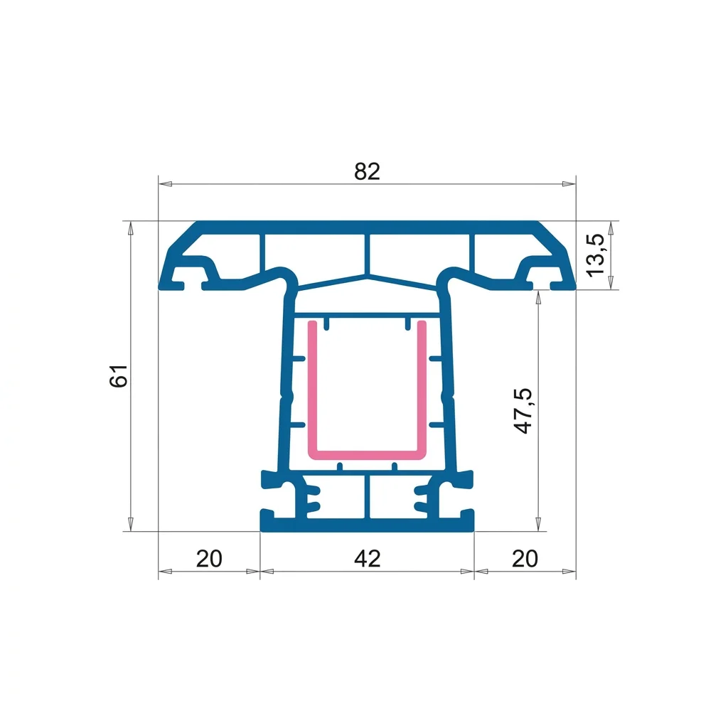 سقاس مفصلي كومبن UPVC