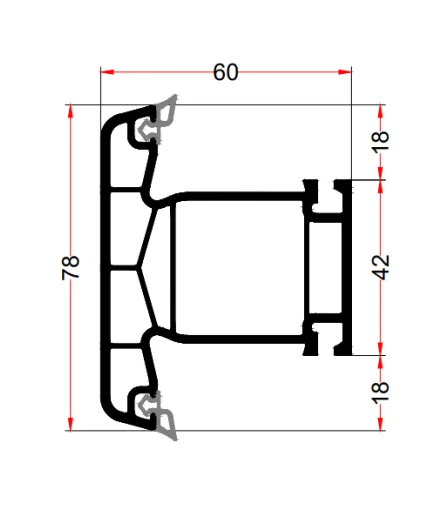 سقاس مفصلي إندربن UPVC