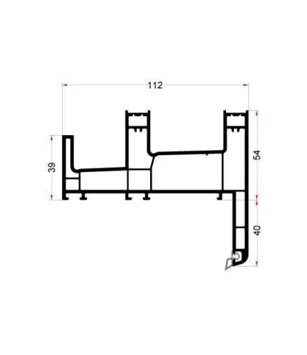 حلق جرار 3 مجرى ببار 4.5 سم إندربن UPVC